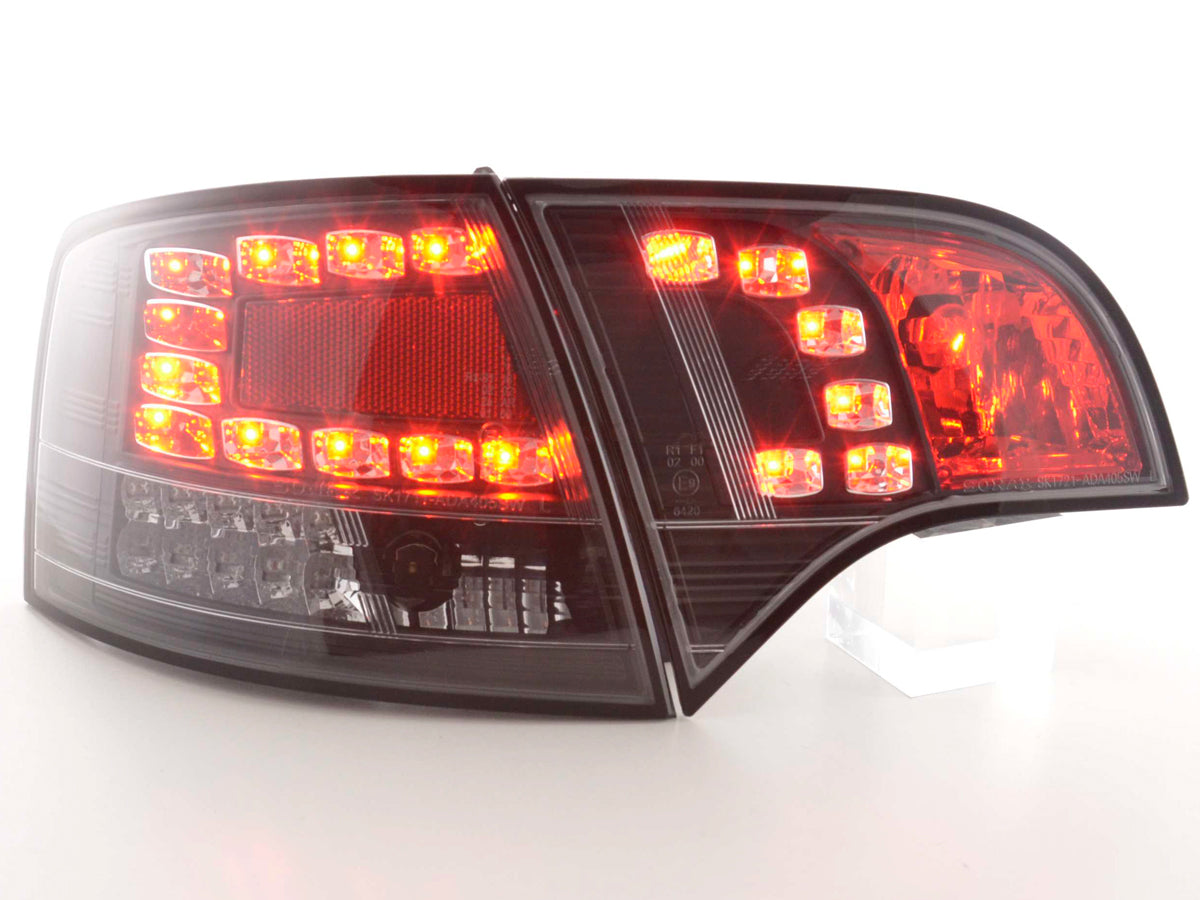 LED Rückleuchten Set Audi A4 Avant Typ 8E 04-08 schwarz LED Rückleuchten Set Audi A4 Avant Typ 8E 04-08 schwarz